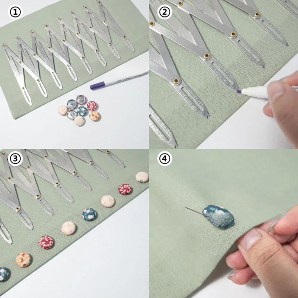 Sewing Gauge Ruler - Calibro espandibile Accessori per cucire Righello