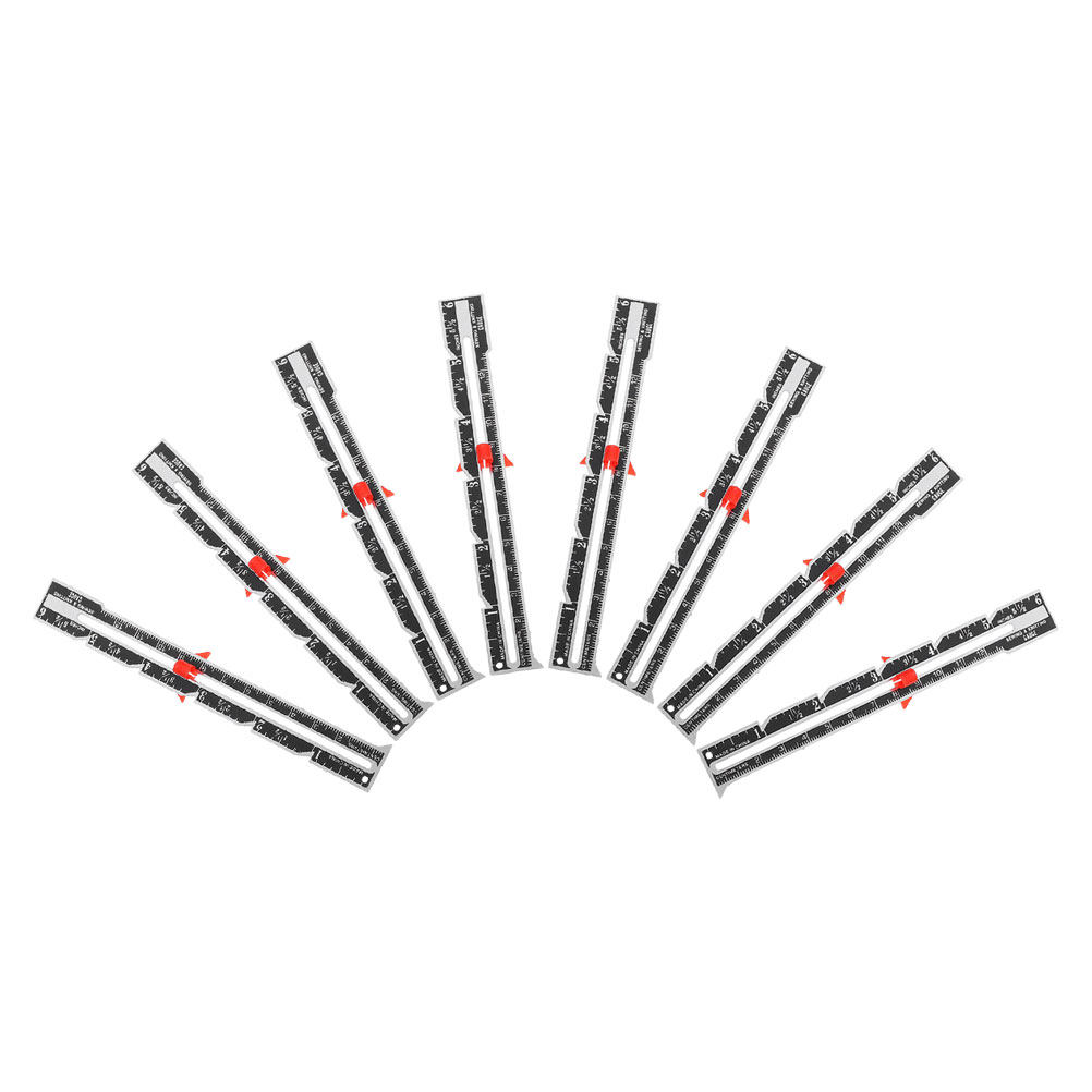 Sewing Gauge Ruler - Set di 8 righelli ergonomici per