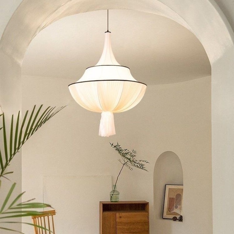 Century Textile & Sewing Supply Photos - Lampada a Sospensione LED in Tessuto