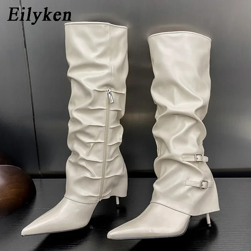 Sewing Zipper - Eilyken Stivali al ginocchio da donna