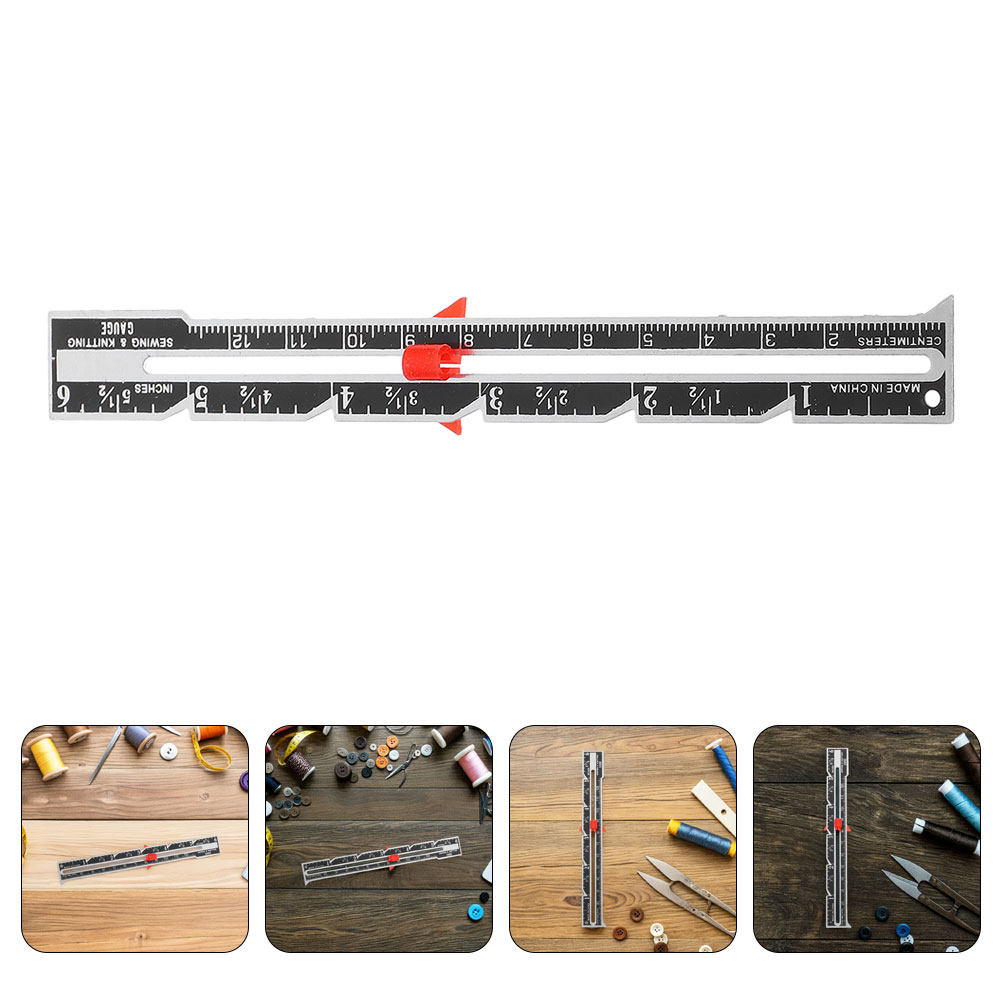Sewing Gauge Ruler - Set di 8 righelli ergonomici per