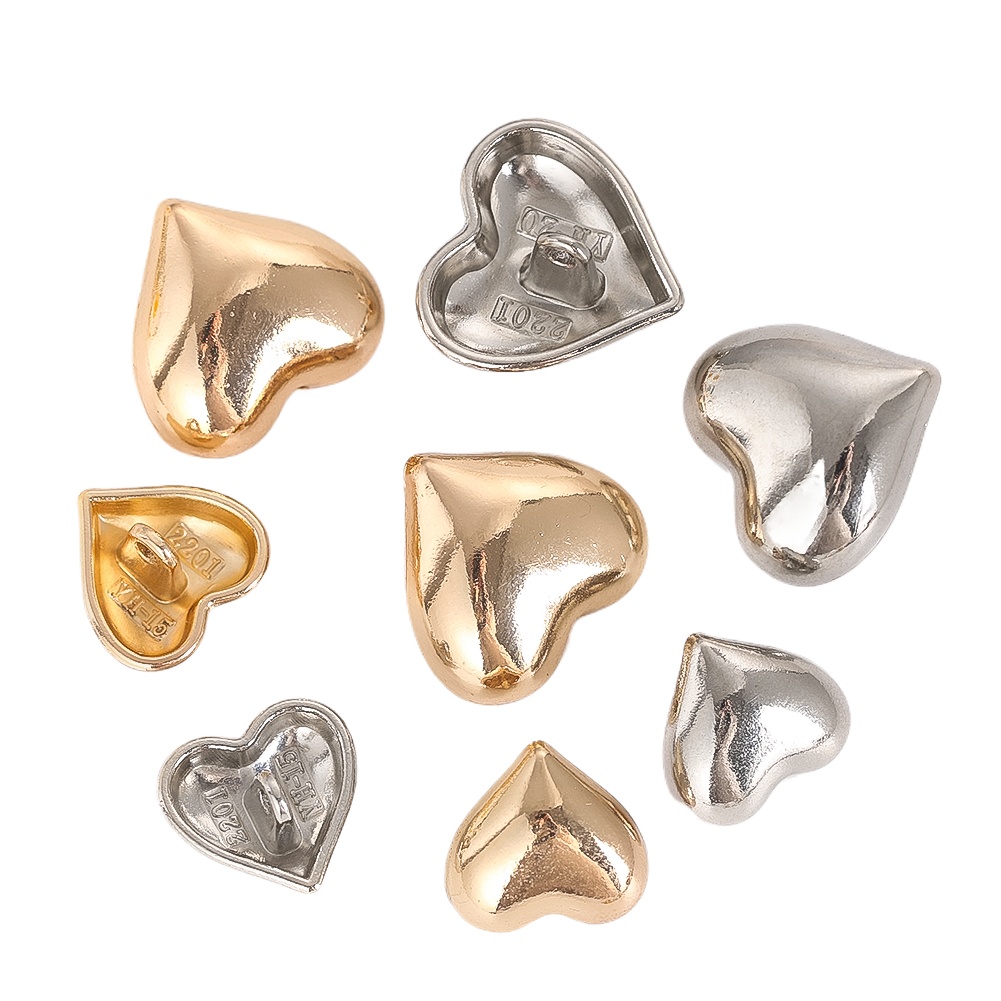 Button Hole Cutter - 5 bottoni con gambo a forma