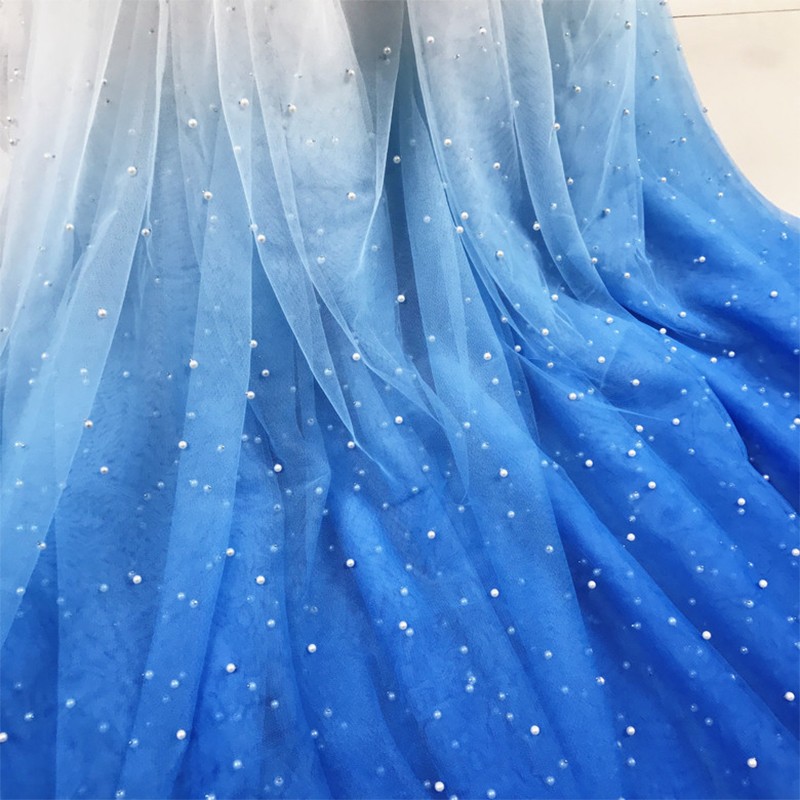 Sewing Batik - Tessuto in Tulle Sfumato con Rete